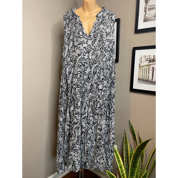 Anthropologie Maeve Marya Tiered Maxi Dress - Picture 7 of 8